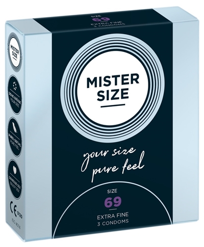 Mister Size kondom størrelse 69 3stk